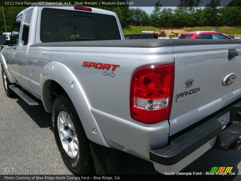 Silver Metallic / Medium Dark Flint 2011 Ford Ranger XLT SuperCab 4x4
