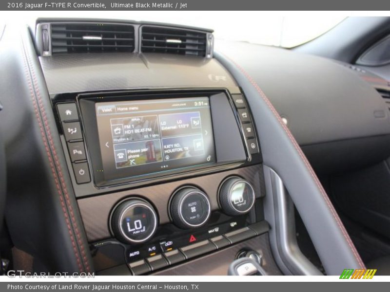 Ultimate Black Metallic / Jet 2016 Jaguar F-TYPE R Convertible