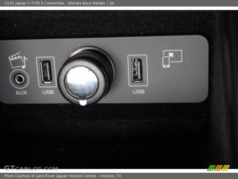 Ultimate Black Metallic / Jet 2016 Jaguar F-TYPE R Convertible
