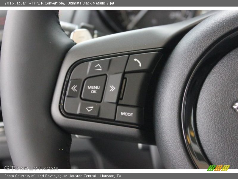 Ultimate Black Metallic / Jet 2016 Jaguar F-TYPE R Convertible