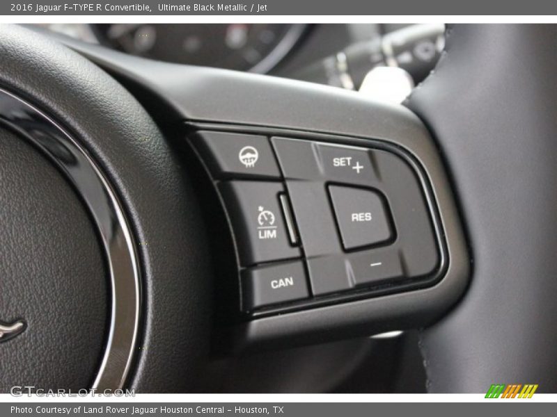 Ultimate Black Metallic / Jet 2016 Jaguar F-TYPE R Convertible