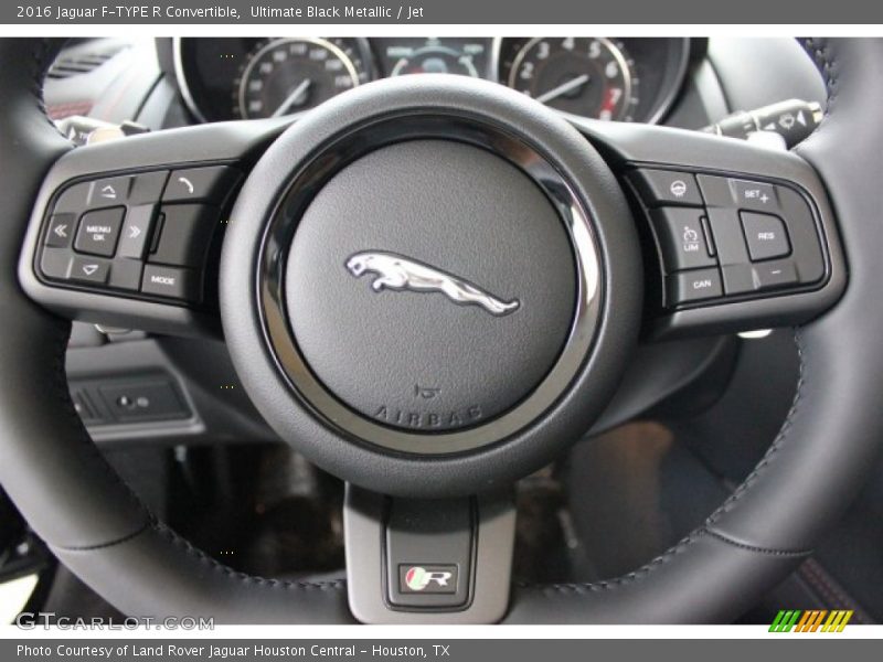Ultimate Black Metallic / Jet 2016 Jaguar F-TYPE R Convertible