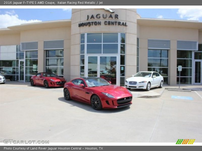 Italian Racing Red Metallic / Jet 2016 Jaguar F-TYPE S AWD Coupe