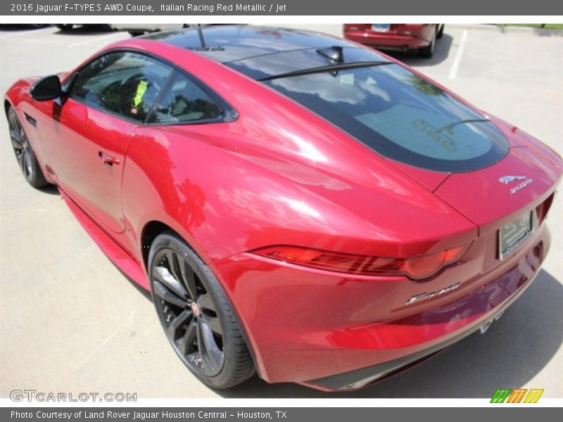 Italian Racing Red Metallic / Jet 2016 Jaguar F-TYPE S AWD Coupe