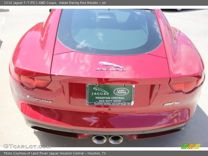 Italian Racing Red Metallic / Jet 2016 Jaguar F-TYPE S AWD Coupe