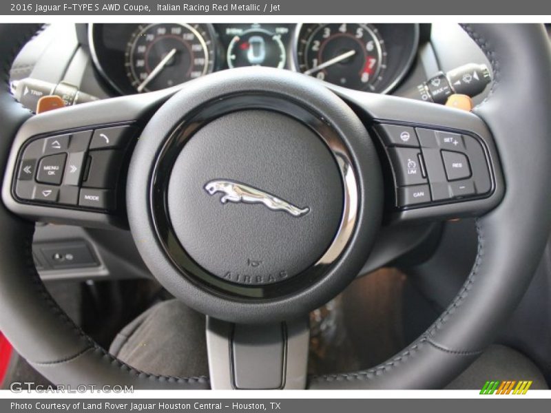 Controls of 2016 F-TYPE S AWD Coupe
