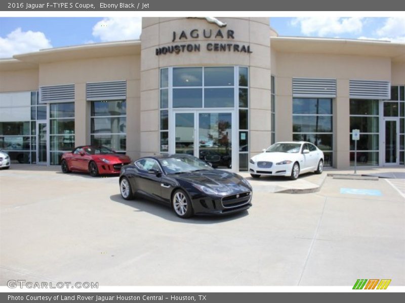 Ebony Black / Jet 2016 Jaguar F-TYPE S Coupe