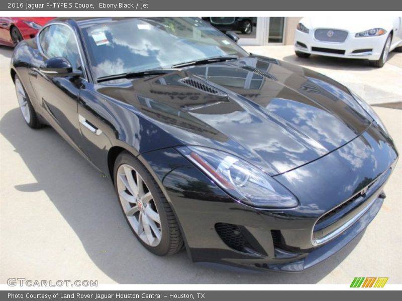 Ebony Black / Jet 2016 Jaguar F-TYPE S Coupe