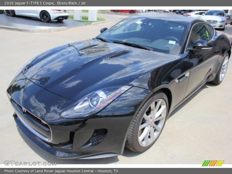 Ebony Black / Jet 2016 Jaguar F-TYPE S Coupe