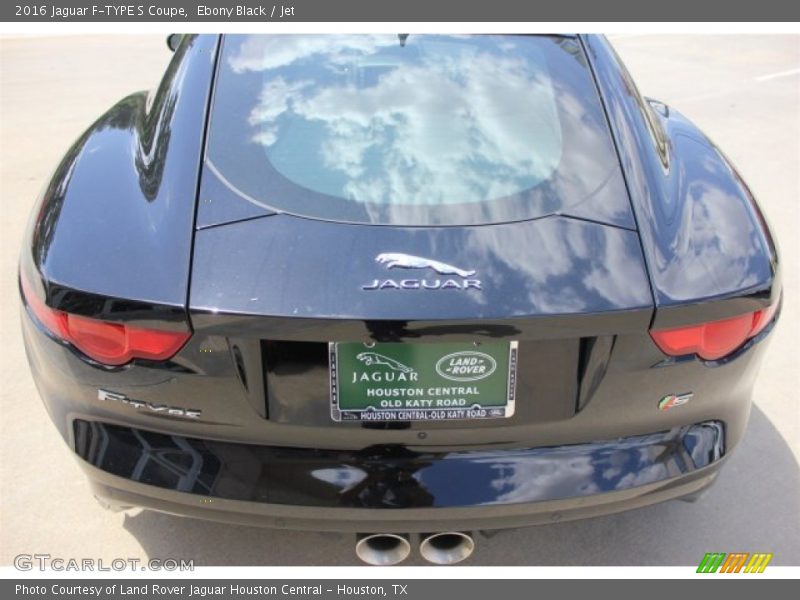 Ebony Black / Jet 2016 Jaguar F-TYPE S Coupe