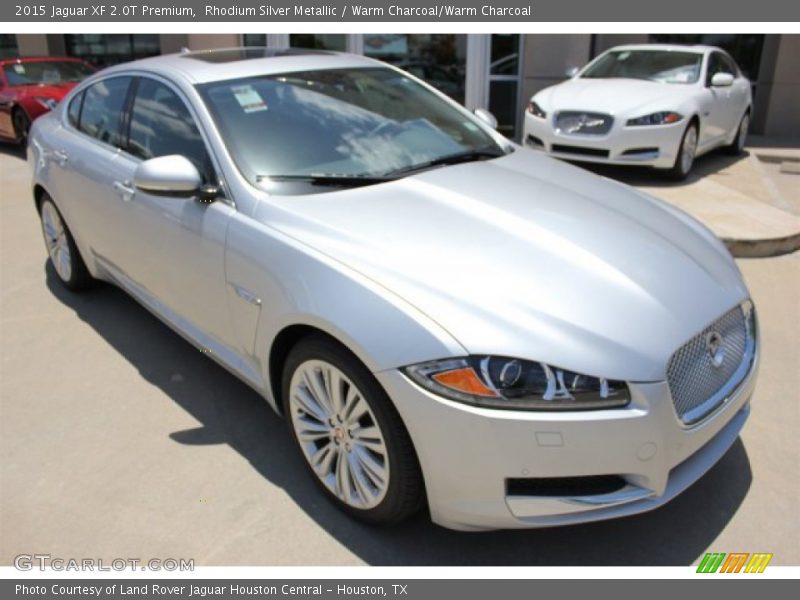 Rhodium Silver Metallic / Warm Charcoal/Warm Charcoal 2015 Jaguar XF 2.0T Premium