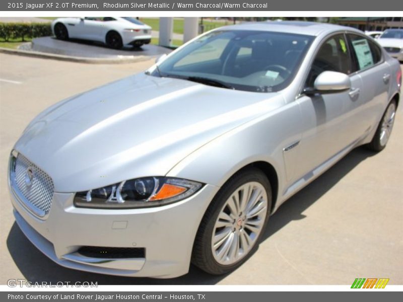 Rhodium Silver Metallic / Warm Charcoal/Warm Charcoal 2015 Jaguar XF 2.0T Premium
