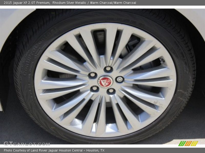 Rhodium Silver Metallic / Warm Charcoal/Warm Charcoal 2015 Jaguar XF 2.0T Premium
