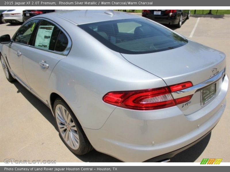 Rhodium Silver Metallic / Warm Charcoal/Warm Charcoal 2015 Jaguar XF 2.0T Premium
