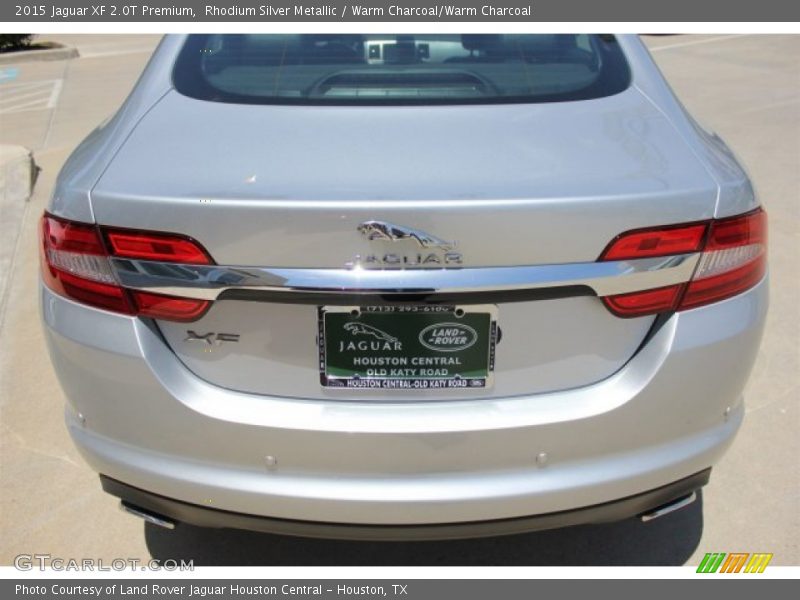 Rhodium Silver Metallic / Warm Charcoal/Warm Charcoal 2015 Jaguar XF 2.0T Premium
