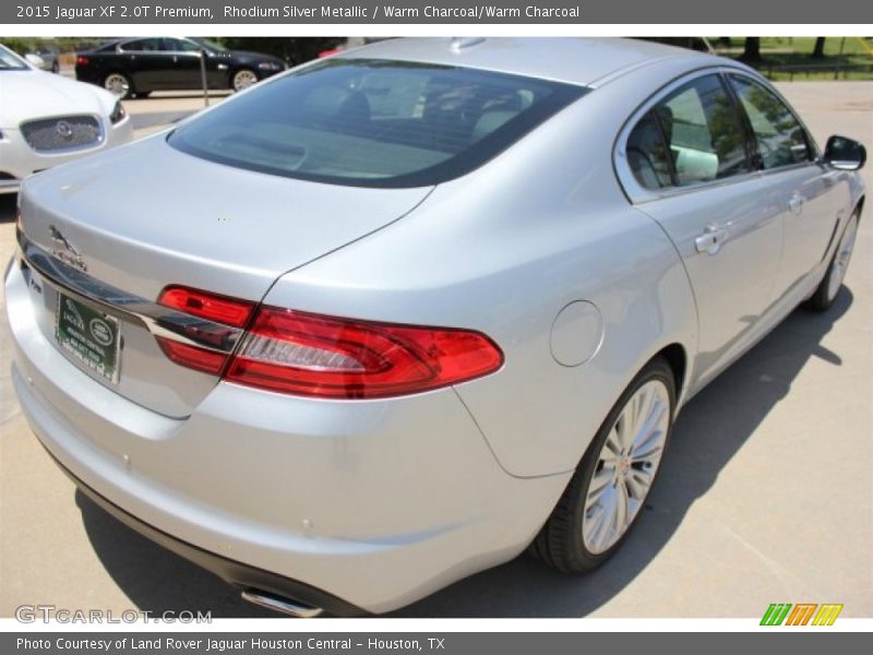 Rhodium Silver Metallic / Warm Charcoal/Warm Charcoal 2015 Jaguar XF 2.0T Premium