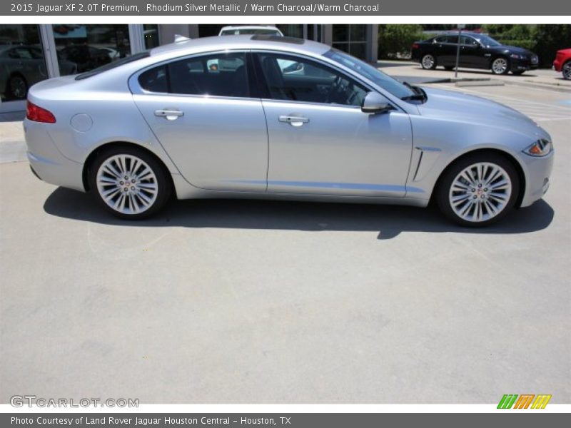 Rhodium Silver Metallic / Warm Charcoal/Warm Charcoal 2015 Jaguar XF 2.0T Premium