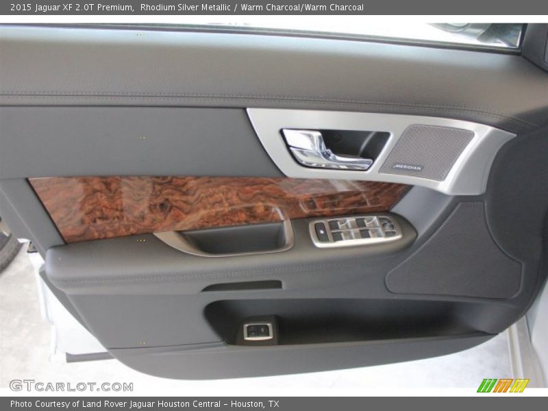 Rhodium Silver Metallic / Warm Charcoal/Warm Charcoal 2015 Jaguar XF 2.0T Premium