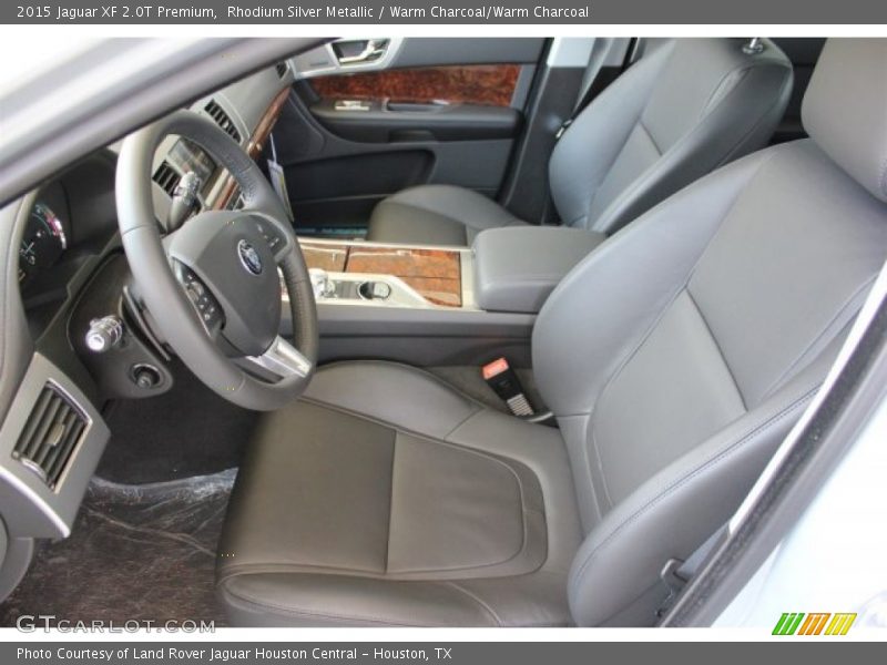 Rhodium Silver Metallic / Warm Charcoal/Warm Charcoal 2015 Jaguar XF 2.0T Premium