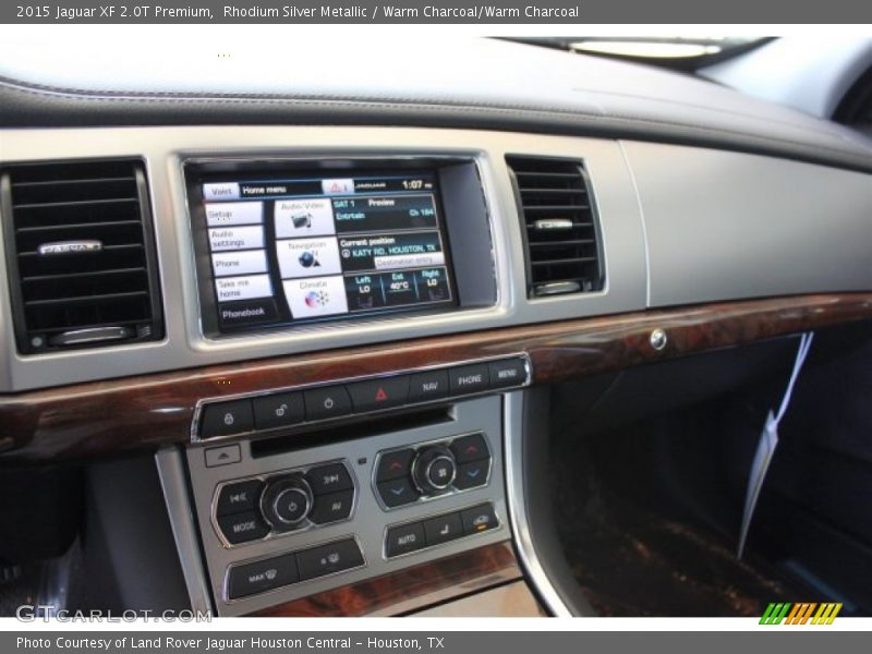Rhodium Silver Metallic / Warm Charcoal/Warm Charcoal 2015 Jaguar XF 2.0T Premium