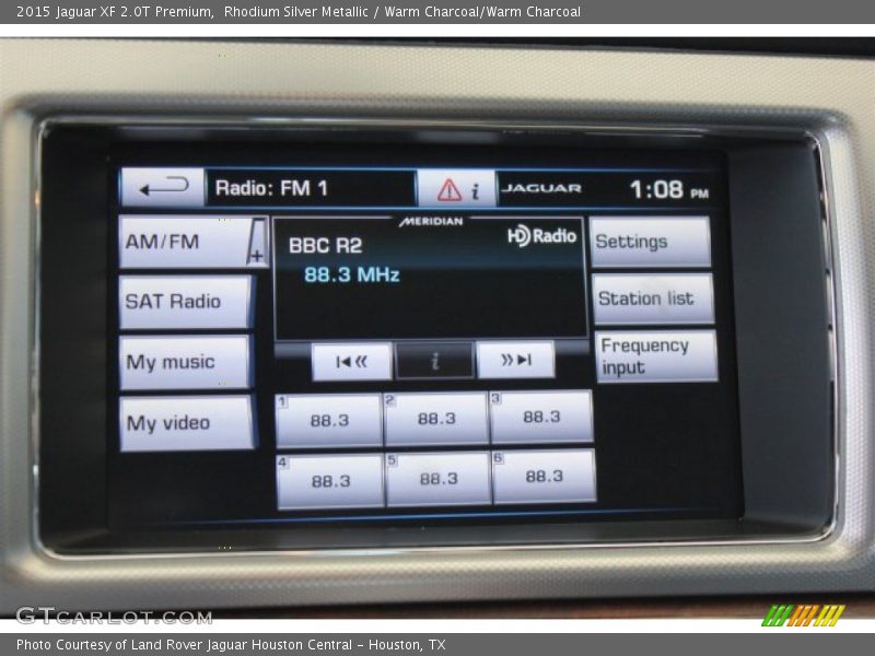 Rhodium Silver Metallic / Warm Charcoal/Warm Charcoal 2015 Jaguar XF 2.0T Premium