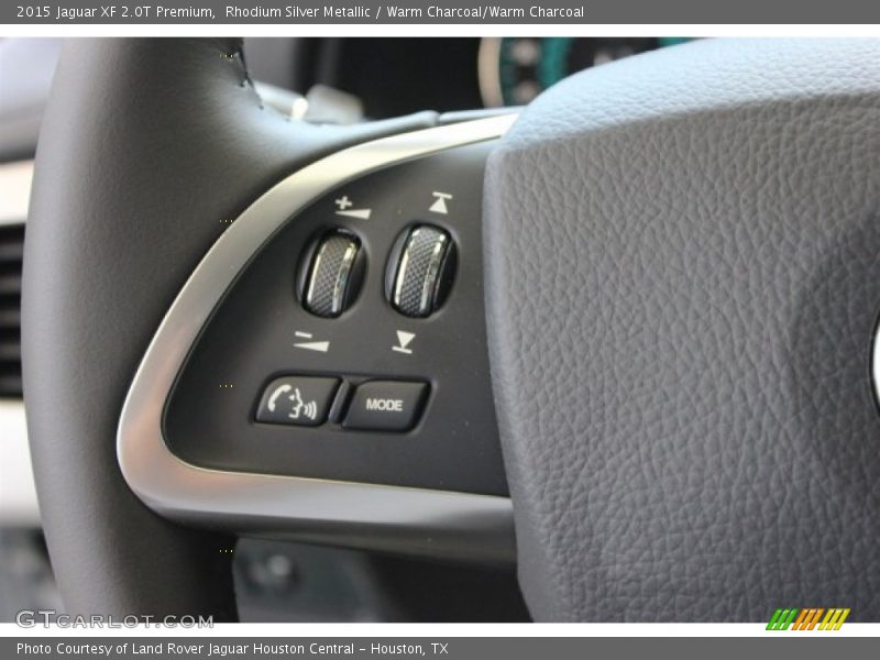 Rhodium Silver Metallic / Warm Charcoal/Warm Charcoal 2015 Jaguar XF 2.0T Premium