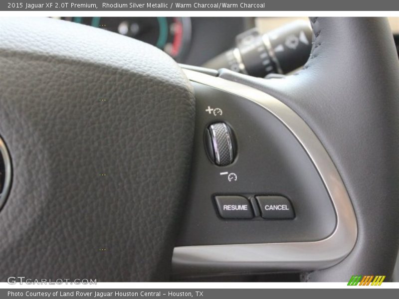 Rhodium Silver Metallic / Warm Charcoal/Warm Charcoal 2015 Jaguar XF 2.0T Premium