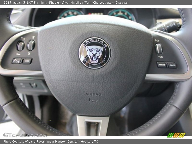 Rhodium Silver Metallic / Warm Charcoal/Warm Charcoal 2015 Jaguar XF 2.0T Premium