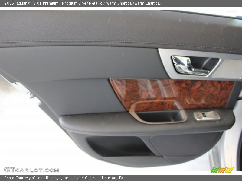 Rhodium Silver Metallic / Warm Charcoal/Warm Charcoal 2015 Jaguar XF 2.0T Premium