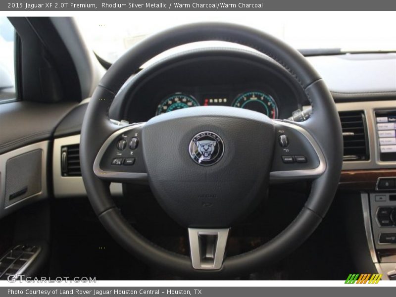 Rhodium Silver Metallic / Warm Charcoal/Warm Charcoal 2015 Jaguar XF 2.0T Premium