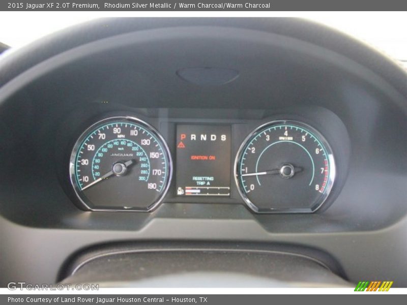 Rhodium Silver Metallic / Warm Charcoal/Warm Charcoal 2015 Jaguar XF 2.0T Premium