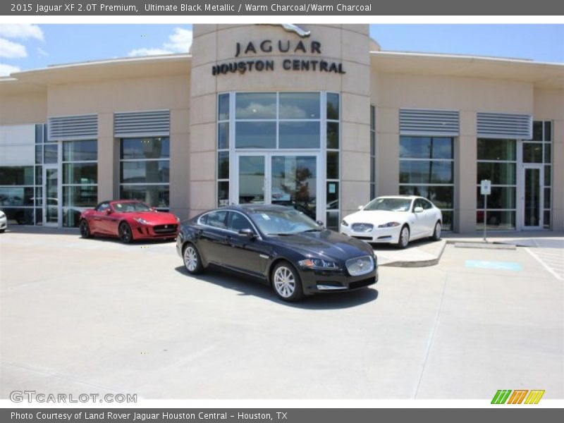 Ultimate Black Metallic / Warm Charcoal/Warm Charcoal 2015 Jaguar XF 2.0T Premium