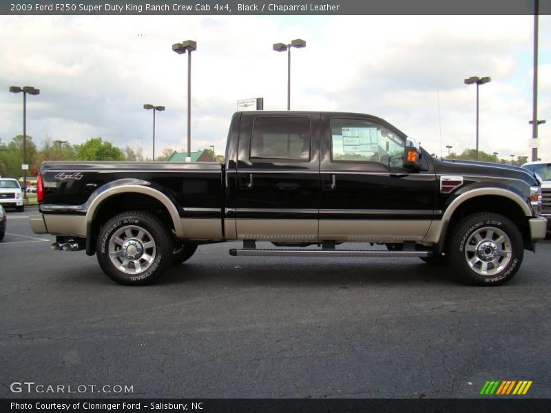 Black / Chaparral Leather 2009 Ford F250 Super Duty King Ranch Crew Cab 4x4