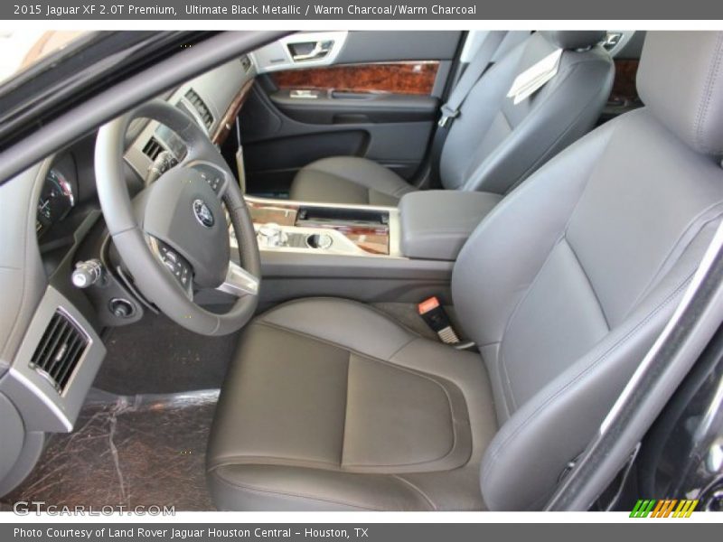Ultimate Black Metallic / Warm Charcoal/Warm Charcoal 2015 Jaguar XF 2.0T Premium