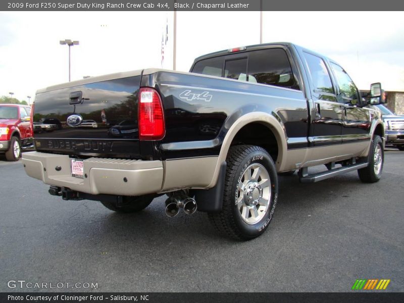 Black / Chaparral Leather 2009 Ford F250 Super Duty King Ranch Crew Cab 4x4