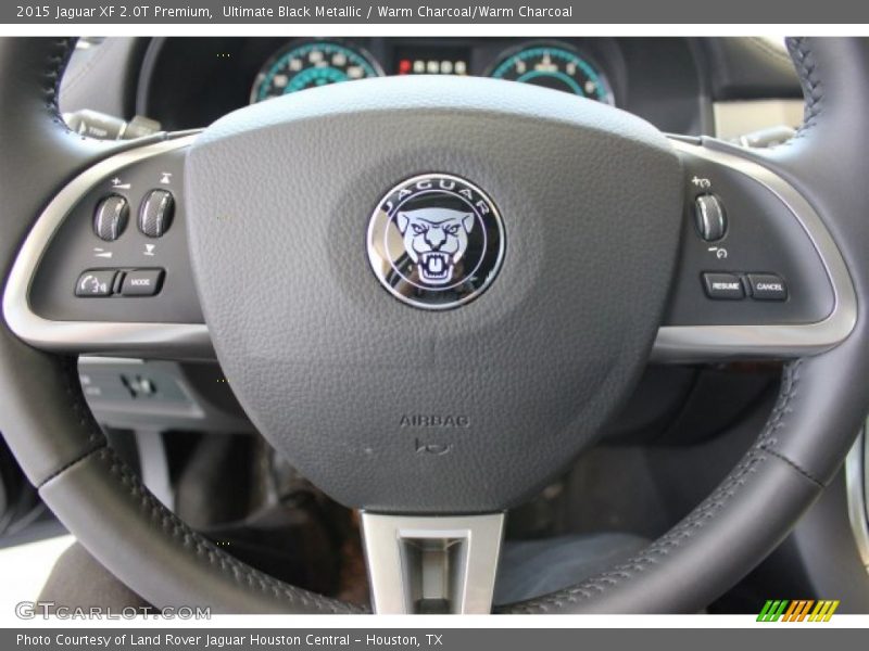 Ultimate Black Metallic / Warm Charcoal/Warm Charcoal 2015 Jaguar XF 2.0T Premium