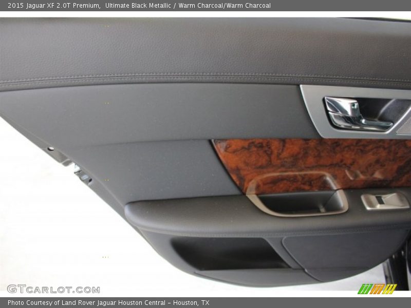 Ultimate Black Metallic / Warm Charcoal/Warm Charcoal 2015 Jaguar XF 2.0T Premium