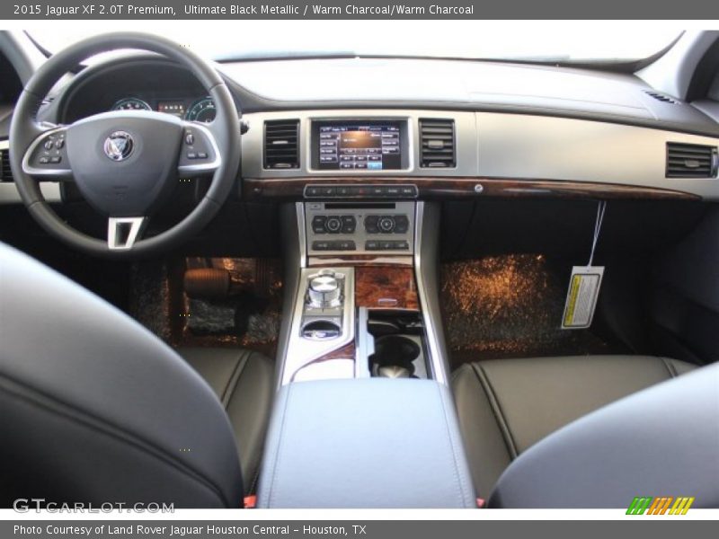 Ultimate Black Metallic / Warm Charcoal/Warm Charcoal 2015 Jaguar XF 2.0T Premium