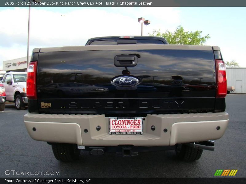 Black / Chaparral Leather 2009 Ford F250 Super Duty King Ranch Crew Cab 4x4