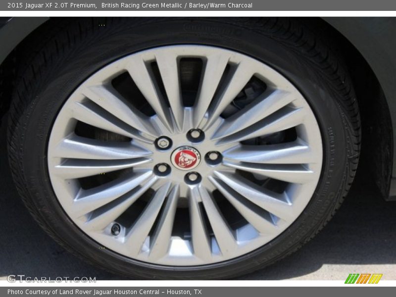 British Racing Green Metallic / Barley/Warm Charcoal 2015 Jaguar XF 2.0T Premium