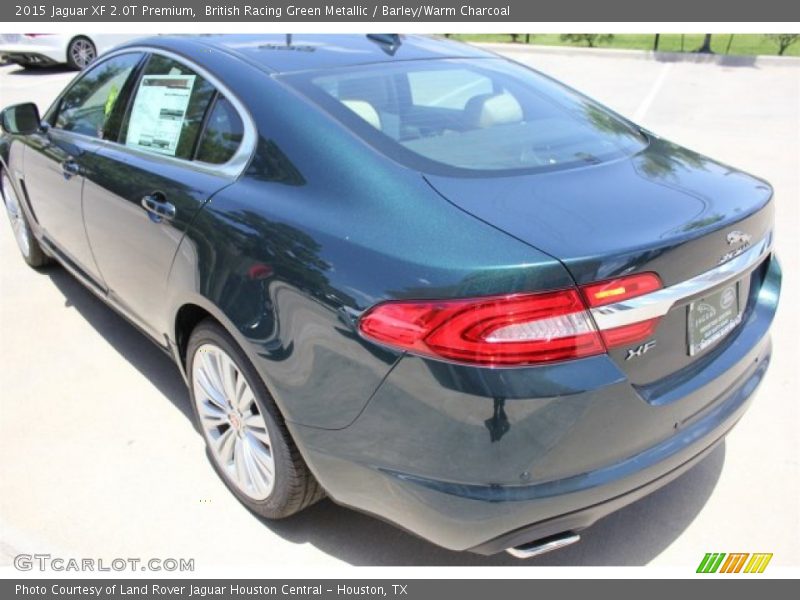 British Racing Green Metallic / Barley/Warm Charcoal 2015 Jaguar XF 2.0T Premium