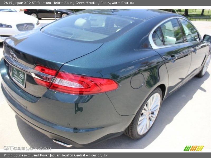 British Racing Green Metallic / Barley/Warm Charcoal 2015 Jaguar XF 2.0T Premium