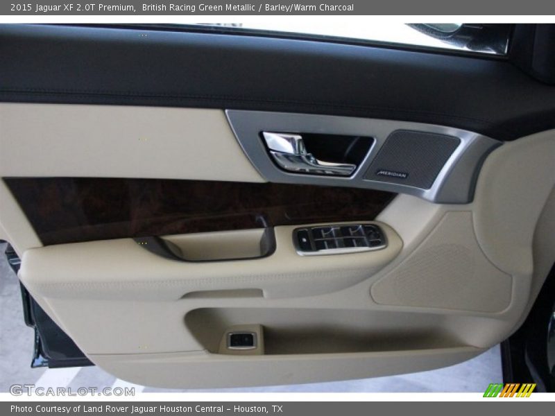 British Racing Green Metallic / Barley/Warm Charcoal 2015 Jaguar XF 2.0T Premium