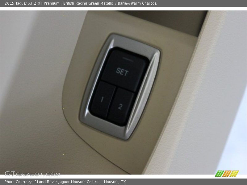 British Racing Green Metallic / Barley/Warm Charcoal 2015 Jaguar XF 2.0T Premium