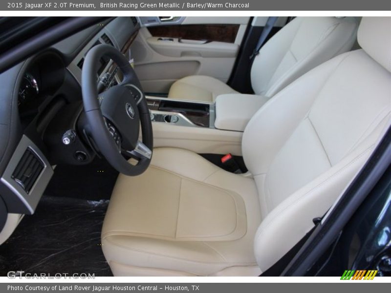 British Racing Green Metallic / Barley/Warm Charcoal 2015 Jaguar XF 2.0T Premium