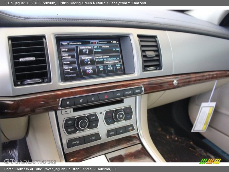 British Racing Green Metallic / Barley/Warm Charcoal 2015 Jaguar XF 2.0T Premium