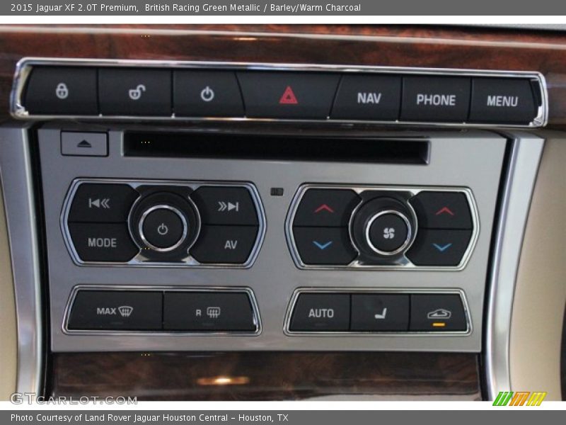British Racing Green Metallic / Barley/Warm Charcoal 2015 Jaguar XF 2.0T Premium