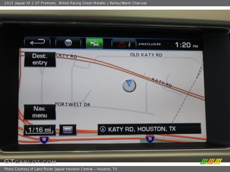 British Racing Green Metallic / Barley/Warm Charcoal 2015 Jaguar XF 2.0T Premium