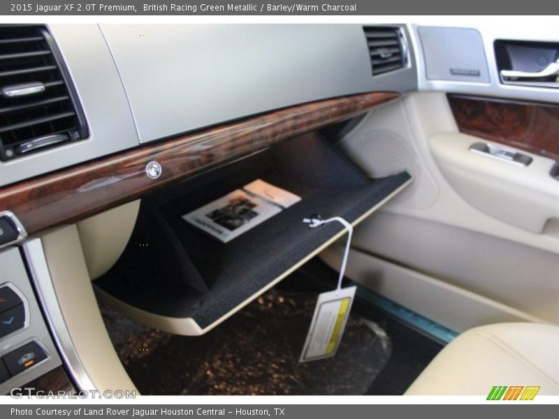 British Racing Green Metallic / Barley/Warm Charcoal 2015 Jaguar XF 2.0T Premium