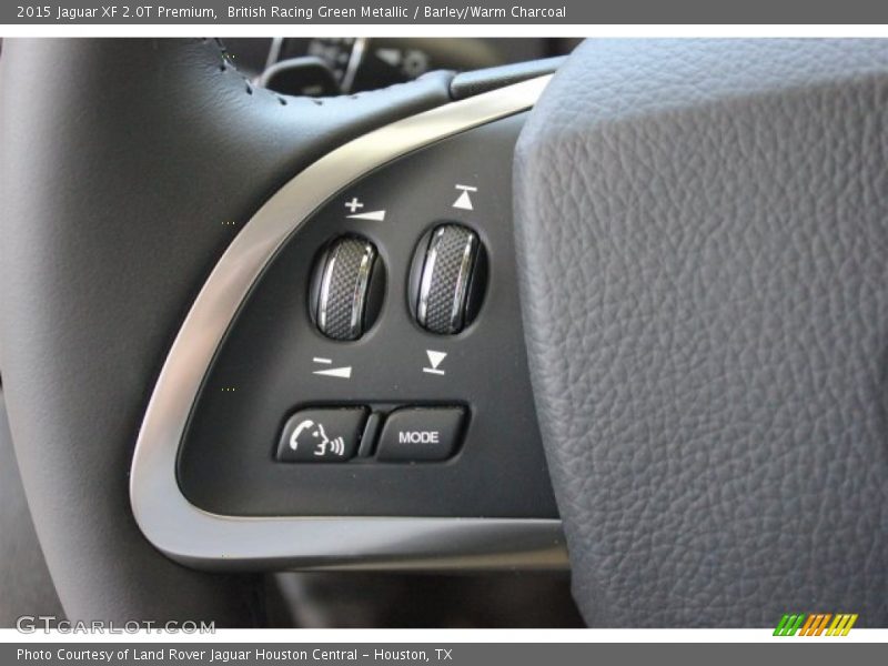 British Racing Green Metallic / Barley/Warm Charcoal 2015 Jaguar XF 2.0T Premium